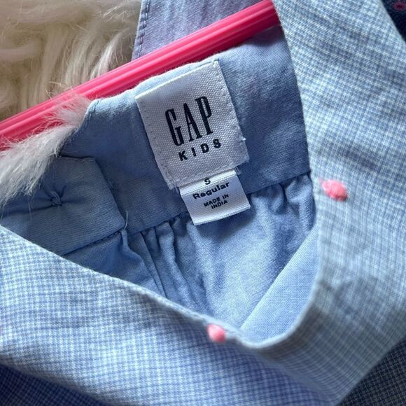 GAP little girls eyelet ruffled dress - Picture 7 of 8